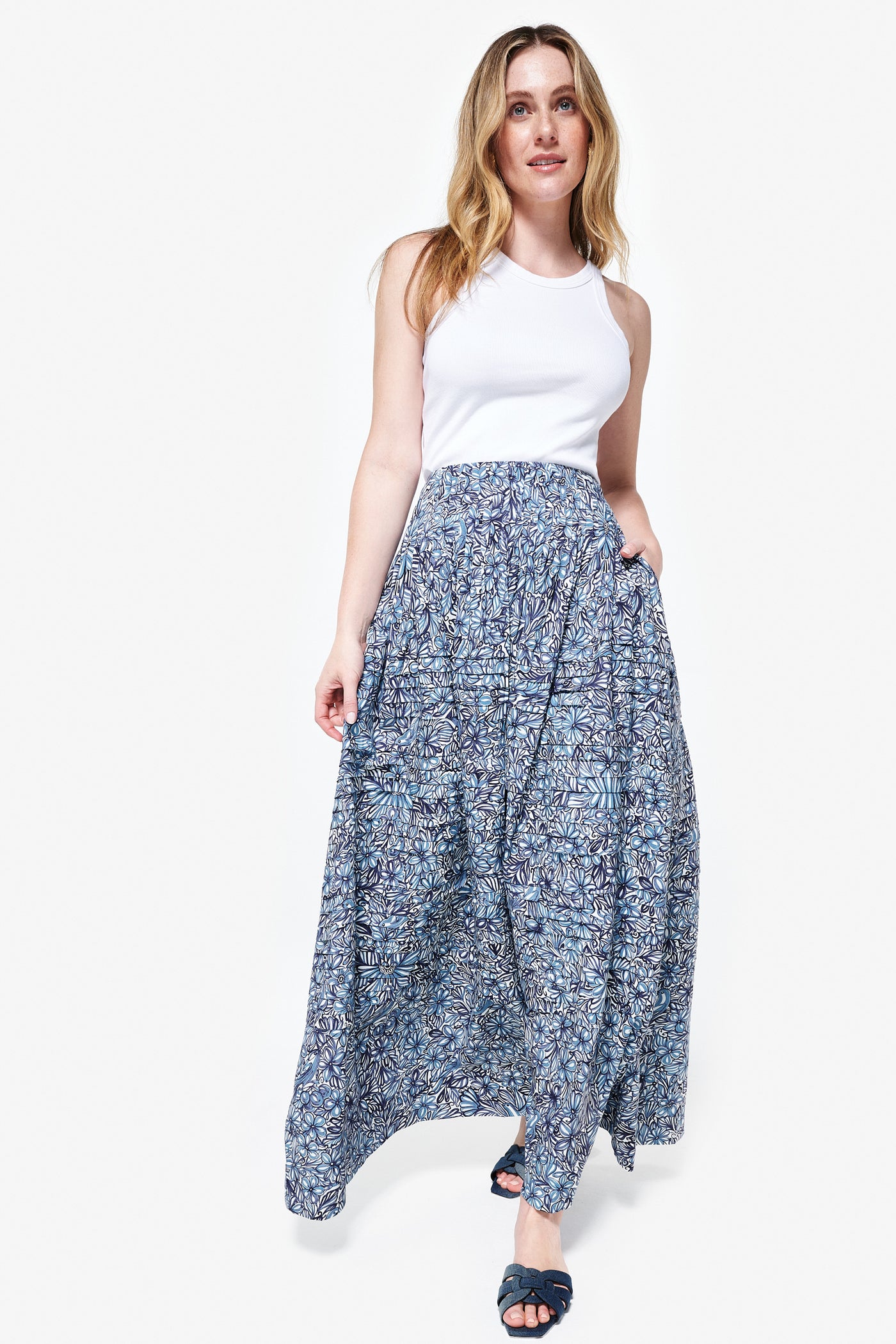 Vera Printed Maxi Skirt