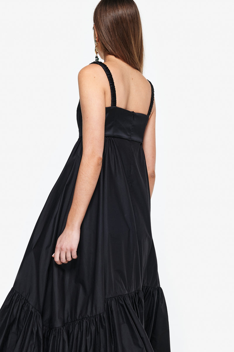 Black Ruffle Dress