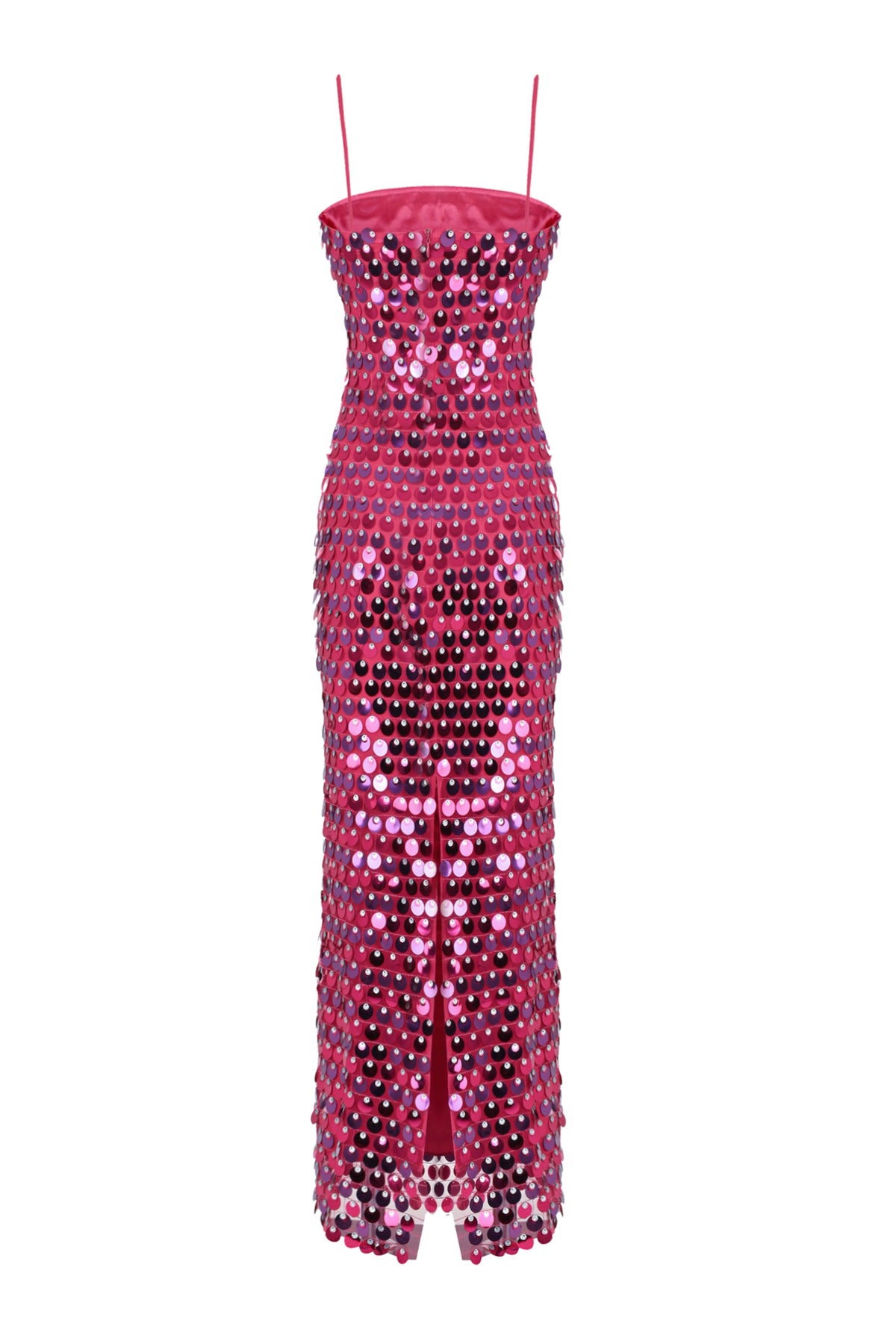 Phoenix Dress in Dark Pink Sequins – Couper